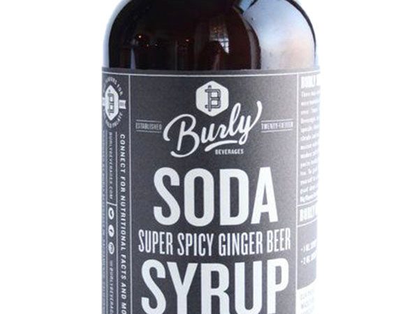 Burly Beverages Super Spicy Ginger Beer Soda Syrup