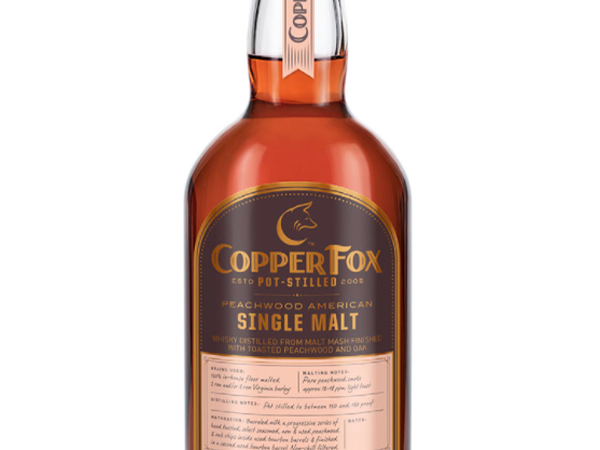 Copper Fox Peachwood American Single Malt Whiskey