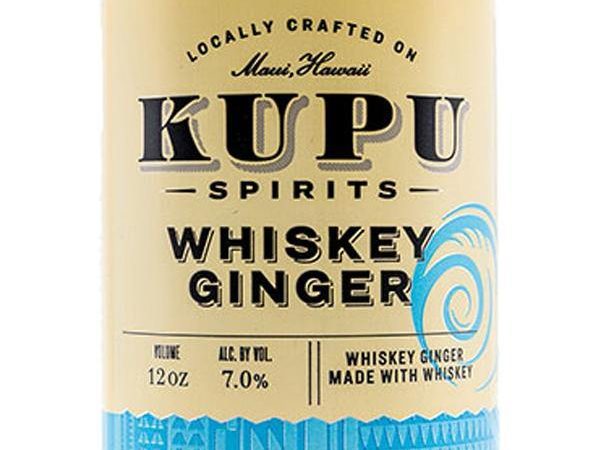Kupu Spirits Whiskey Ginger