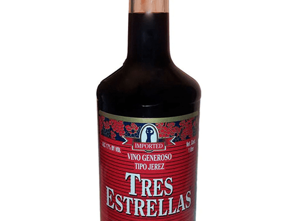 Tres Estrellas Jerez Mexican Sherry Liqueur 1L